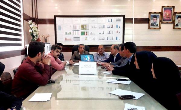 برگزاری جلسه اموزشی بسیج ملی کنترل فشار خون در شبکه بهداشت شهرستان گیلان غرب
