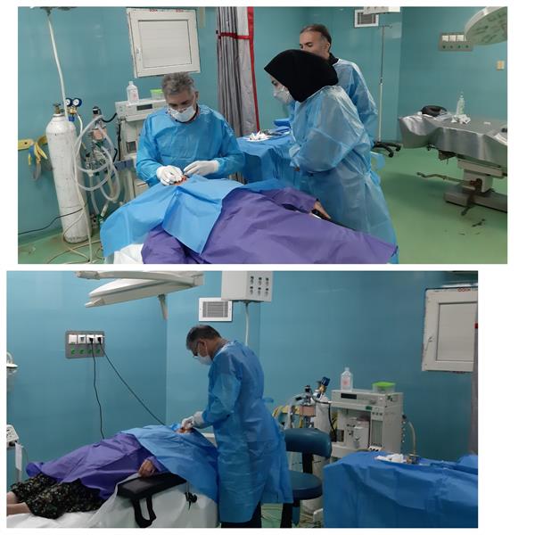 اولین جراحی تخصصی پوست در بیمارستان امام خمینی(ره) کرمانشاه