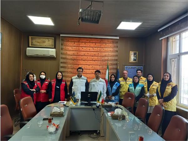 جلسه کمیته بحران در مرکز آموزشی درمانی امام خمینی(ره) کرمانشاه برگزار شد