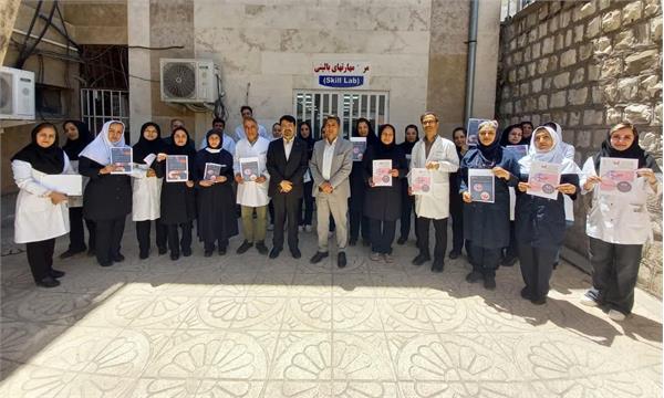 برگزاری مراسم گرامیداشت روز جهانی بهداشت دست در مرکز آموزشی درمانی امام خمینی(ره) کرمانشاه