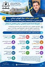 از تداوم مراقبت تا خدمات پیشرفته درمانی، کارنامه شش‌ماهه مرکز آموزشی درمانی امام خمینی(ره) کرمانشاه