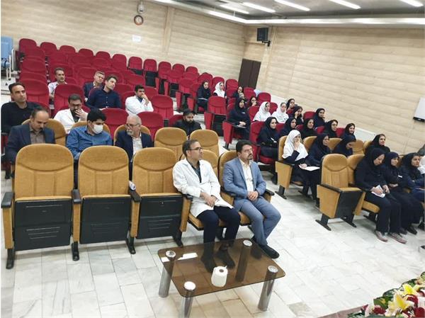 برگزاری جلسه پایش برنامه سه‌ماهه دوم سال ۱۴۰۴ سان نرس در مرکز آموزشی درمانی امام خمینی(ره) کرمانشاه
