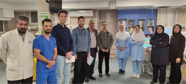 بازدید شبانه مجمع خیرین بیماران خاص از بخش دیالیز مرکز آموزشی درمانی امام خمینی(ره) کرمانشاه