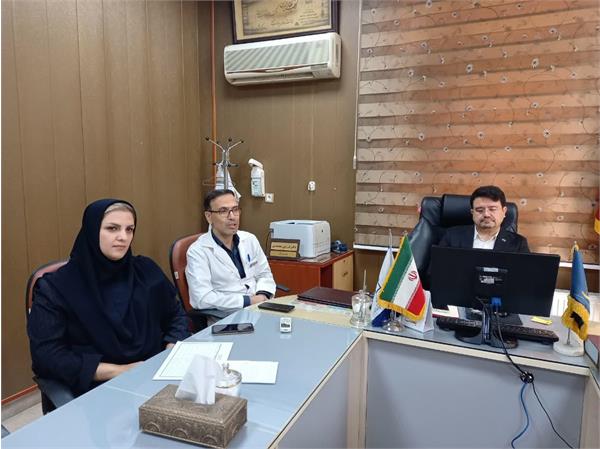 تقدیر از بخش‌های برتر مرکز آموزشی درمانی امام خمینی(ره) کرمانشاه در تزئین میز گرامیداشت روز پرستار