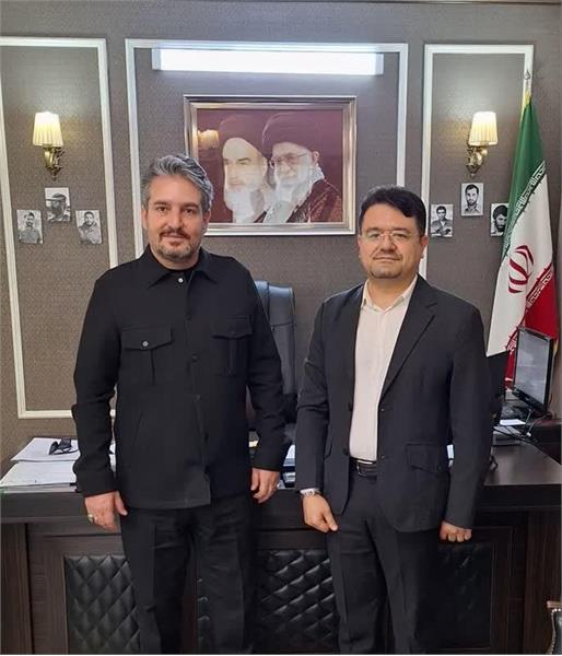 دیدار مدیر بیمارستان امام خمینی(ره) کرمانشاه با شهردار منطقه ۴ کرمانشاه
