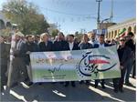 حضور پرشور مدیریت و پرسنل مرکز آموزشی درمانی امام خمینی(ره) کرمانشاه در راهپیمایی ۱۳ آبان