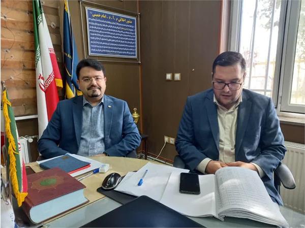 دیدار مشاور رئیس دانشگاه با فرزندان شهدا در مرکز آموزشی درمانی امام خمینی(ره) کرمانشاه