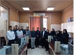 حضور مدیریت مرکز در جمع کارکنان و داروسازان به مناسبت روز کارمند و داروساز