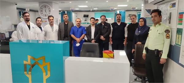 حضور مدیریت مرکز آموزشی‌ درمانی امام خمینی(ره) کرمانشاه در نخستین روز سال ۱۴۰۵
