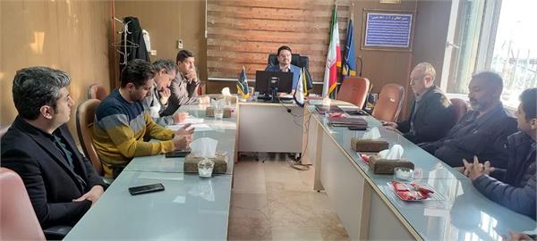 جلسه بررسی و رفع موانع مرتبط با واحد تاسیسات  بیمارستان برگزار شد