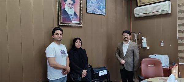 اهدای یک دستگاه ویلچر توسط خانواده خیّر کرمانشاهی به مرکز آموزشی درمانی امام خمینی(ره) 💠