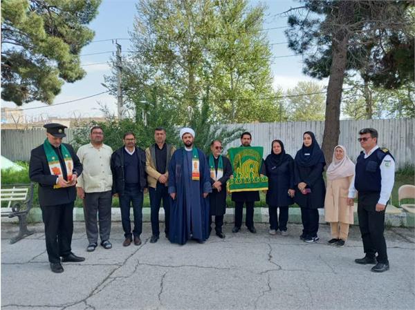 بیمارستان امام خمینی(ره) کرمانشاه میزبان خادمان حرم رضوی