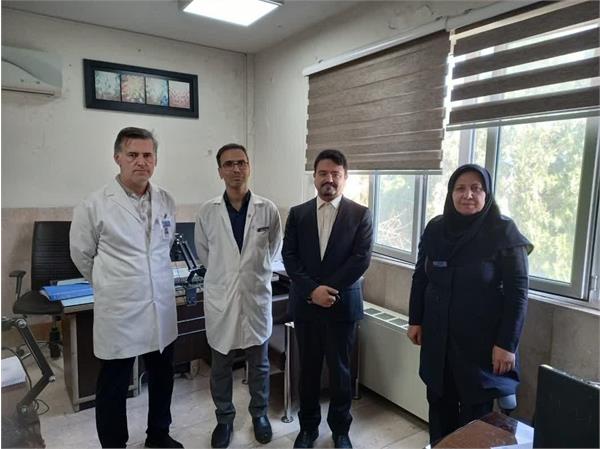بازدید مدیر بیمارستان امام خمینی(ره) کرمانشاه از بخش‌های درمانی